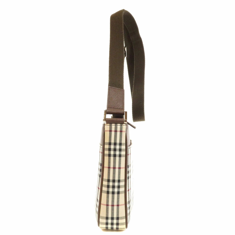 Burberry Nova Check Shoulder Bag Canvas Leather - Picture 3 of 11
